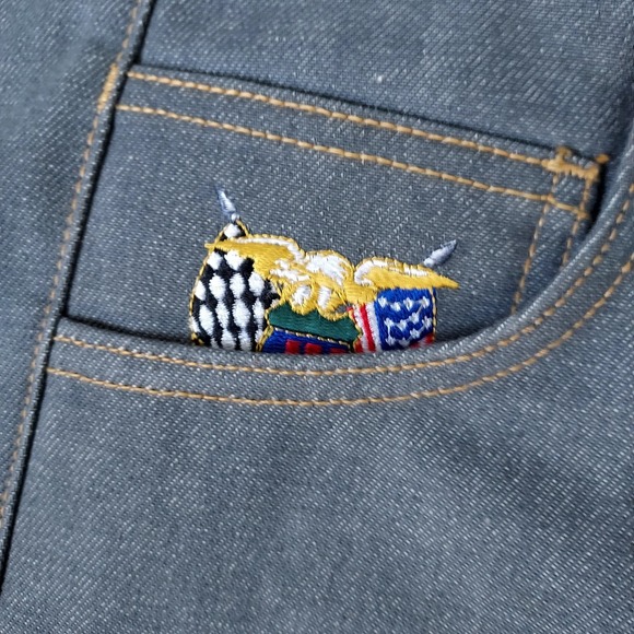 Jeff Hamilton Nascar Petty Men's 40 X 35" Gray Jeans Hot Wheels Baggy Wide Read - Picture 4 of 16